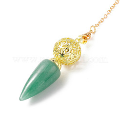 Большие подвески с маятником из смешанных драгоценных камней G-H281-42G