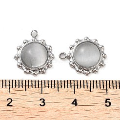 Нержавеющая сталь 304 с подвесками в виде кошачьего глаза STAS-L022-362P-02