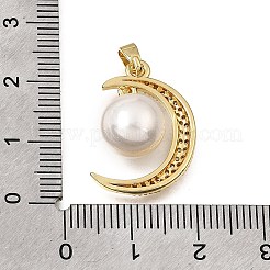Pendentifs en laiton zircon cubique transparent&nbsp;KK-CBAA632-11G