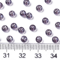 Perle di vetro trasparente&nbsp;SEED-S040-08A-06