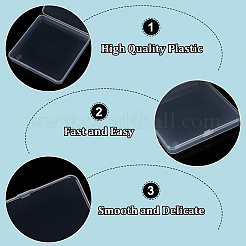 Прозрачные пластиковые ящики для хранения CON-WH0095-62B