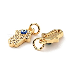 Pendentifs en zircone cubique transparente en laiton micro-pavé écologique&nbsp;LS-KK-D080-33G