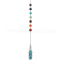 Bolsa de macramé con cadena de acero inoxidable 304&nbsp;PALLOY-JF02878-02