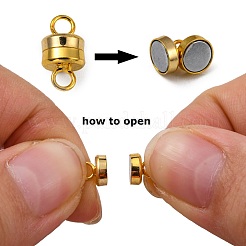 Колонна латунные магнитные застежки с петлями X-KK-M064-G-NR