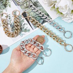 4 pz 2 colori catene acriliche e strass&nbsp;DIY-GF0007-02