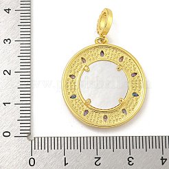 Стойки обшивки латунь микро проложить Циркон подвеску&nbsp;KK-G513-86G