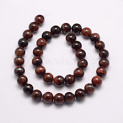 Естественно тигровый глаз шарик нити&nbsp;G-P230-14-8mm