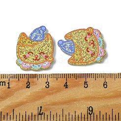 Cabochon decodificati in resina&nbsp;RESI-C045-08I