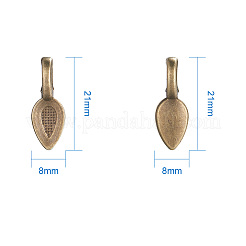 Тибетского стиля клея на плоские площадки поручительств&nbsp;PALLOY-PH0005-01AB