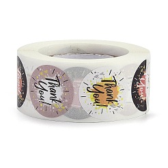 Слово спасибо самоклеющиеся бумажные наклейки X-DIY-M023-03