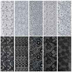 10 рулон фольги для ногтей с кружевом для животных&nbsp;STIC-WH20010-16B