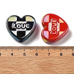 Непрозрачные акриловые бусины с УФ-покрытием PACR-Q005-04