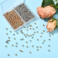 800 шт. 2 цвета ccb пластиковые круглые бусины&nbsp;FIND-YW0007-20