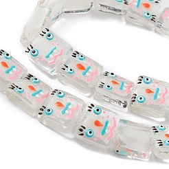 Бусы лэмпворк ручной работы&nbsp;LAMP-F029-02C