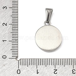 Pendentifs texturés en acier inoxydable 304&nbsp;STAS-A140-02P-7