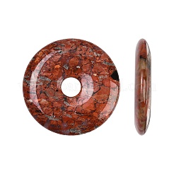 Природные брекчированных яшмы подвески G-C220-F02-40mm