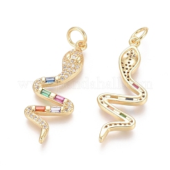 Латунные микро проложить кубического циркония подвески ZIRC-G152-29G