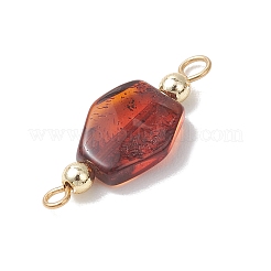 Градиентные цветные натуральные янтарные самородки соединительные подвески&nbsp;PALLOY-JF04988