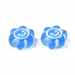 Прозрачные акриловые бусины X-MACR-N012-03-A01