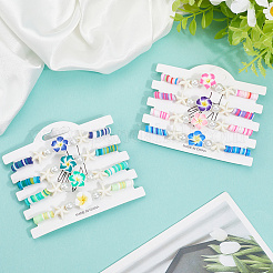 8шт браслеты из полимерной глины BJEW-SC00001