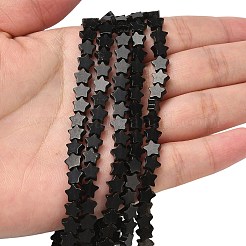 Природные обсидиана бисер нитей&nbsp;G-F817-A04-01