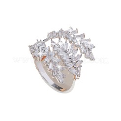 Открытые манжеты из латуни с микропаве и цирконием для женщин FS-WG6AE98-01