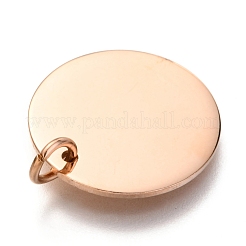 Ionenplattierung (IP) 304 Edelstahl-Anhänger&nbsp;EJEW-L238-03E-RG