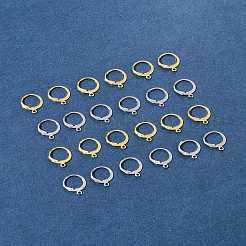 40 шт. 2-х цветная фурнитура для сережек из нержавеющей стали 304 STAS-FS0001-72