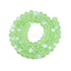 Прозрачные стеклянные бусины EGLA-A044-T8mm-MB09