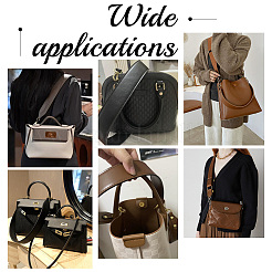 Ремни сумки из искусственной кожи PURS-WH0001-60B-P