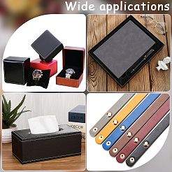 Ткань из матовой искусственной кожи DIY-WH0622-061A