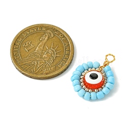 12 шт. подвески из стеклянных бусин из смолы PALLOY-MZ00301