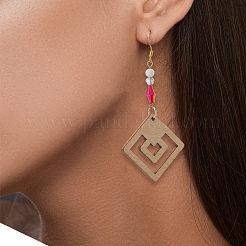 60шт деревянные подвески WOOD-FH0002-30A