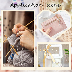 2 комплект подвесок из акрила с покрытием&nbsp;HJEW-PH0001-59