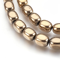 Гальванизировать немагнитных синтетический гематит нитей бисера G-I208-14-H