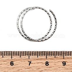 Регулируемые манжетные кольца из нержавеющей стали 304&nbsp;RJEW-D335-02P