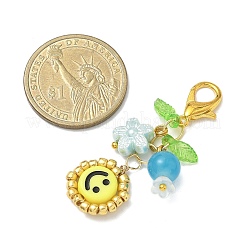 Подвески из акрила и стекла&nbsp;HJEW-JM04062