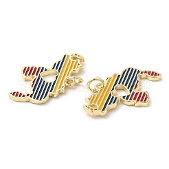 Латунь эмаль подвески KK-K332-34G-03