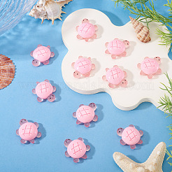 12 шт. светящиеся смоляные кабошоны&nbsp;RESI-TA0004-55C