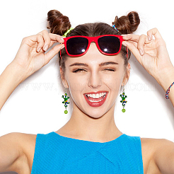 48 шт. 12-цветные подвески-соединители из сплава с УФ-печатью&nbsp;FIND-HY0003-03