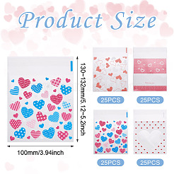 100 шт. 4 прямоугольных пластиковых целлофановых пакета&nbsp;OPC-TA0001-04