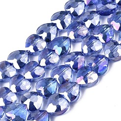 Стеклянные бусины с гальваническим покрытием &nbsp;EGLA-S176-08B