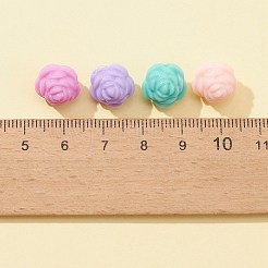 42 шт. Непрозрачные акриловые бусины SACR-FS0001-20