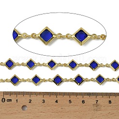 Латунные стеклянные ромбовидные цепи CHC-R001-05G-01