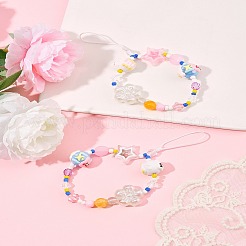 2 шт. акриловые ремешки для мобильного телефона HJEW-FS00028