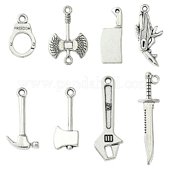 40шт 8 стиля подвески из сплава в тибетском стиле TIBEP-YW0001-75