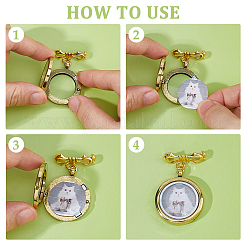 3шт латунная брошь JEWB-FH00016