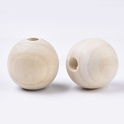 Perle di legno naturale non finite&nbsp;X-WOOD-Q041-04A