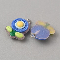 Подвески из полупрозрачной смолы&nbsp;RESI-TAC0019-08E