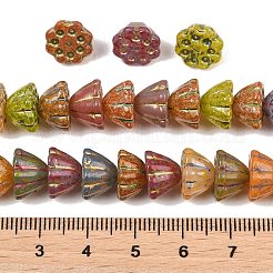 Perles en verre peintes&nbsp;GL-CBA4370-05